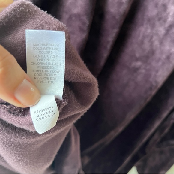 Pure Jill Crushed Velour Cowl Neck Tunic, Size: 2X - Picture 5 of 7